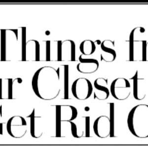 Still Cleaning out all the closets in my household